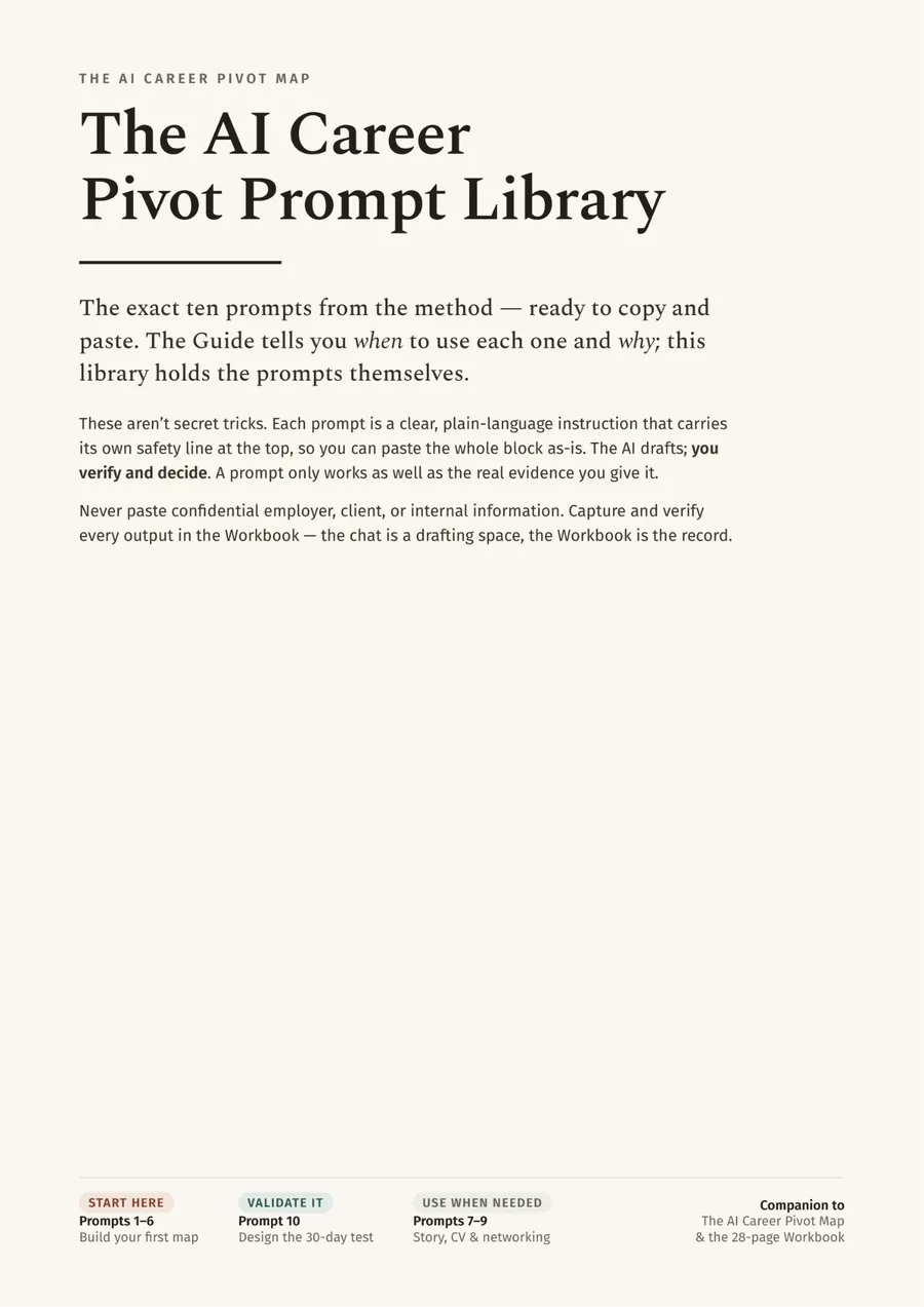 Prompt Library — Prompt 5, Three-Path Comparator